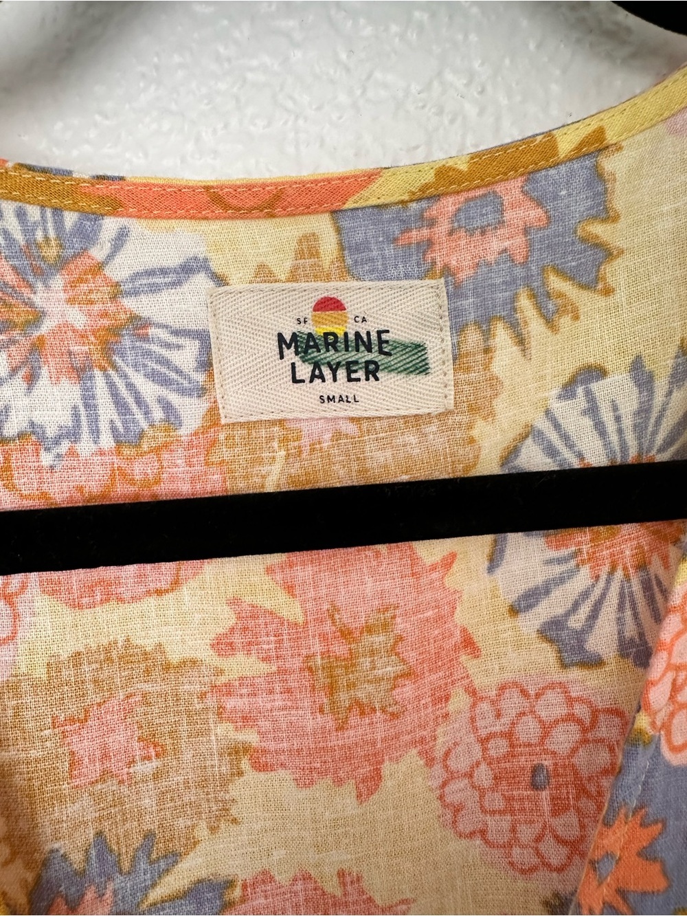 Marine Layer Camila Floral Mini Dress - Picture 9 of 10